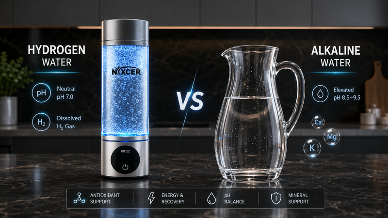 Hydrogen Water vs. Alkaline Water: What's the Real Difference?