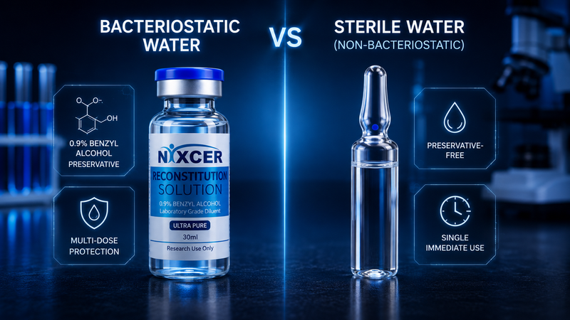 Bacteriostatic Water vs. Sterile Water: Which Do You Need? – Nixcer