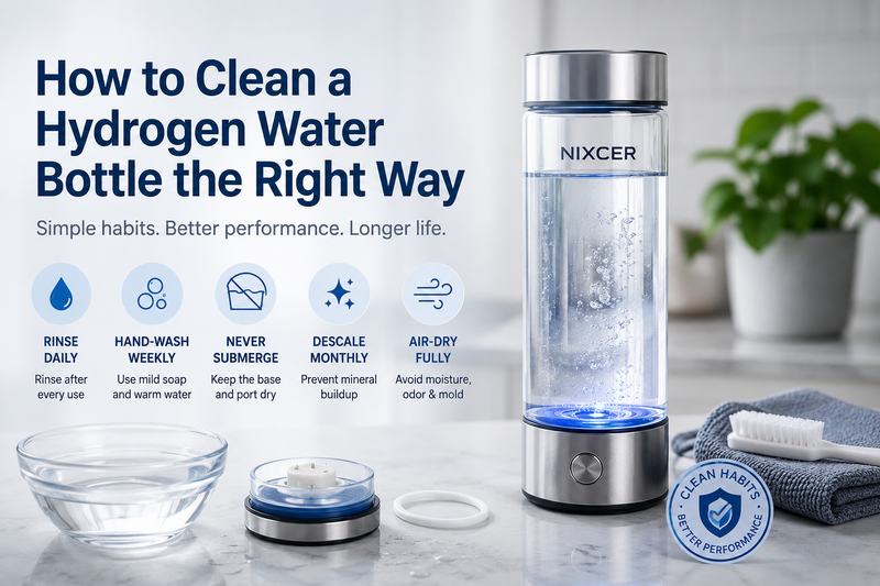 How to Clean a Hydrogen Water Bottle