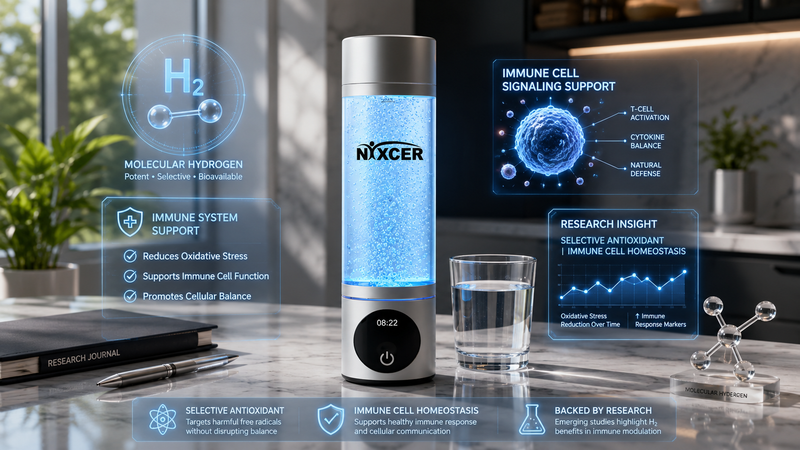 Hydrogen Water and Immune System Support: What the Research Shows