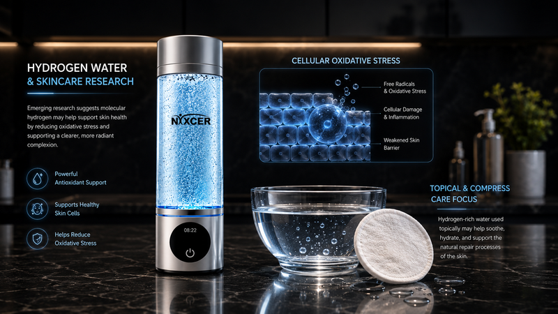 Hydrogen Water and Skin: What the Research Actually Shows