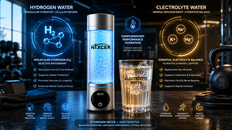 Hydrogen Water vs. Electrolyte Water: What's the Difference?