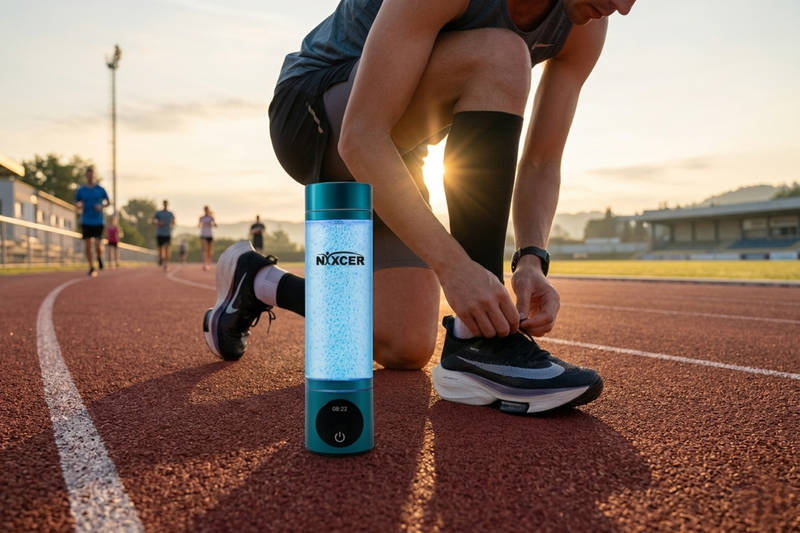 HYDROGEN WATER BOTTLES FOR MARATHON RUNNERS