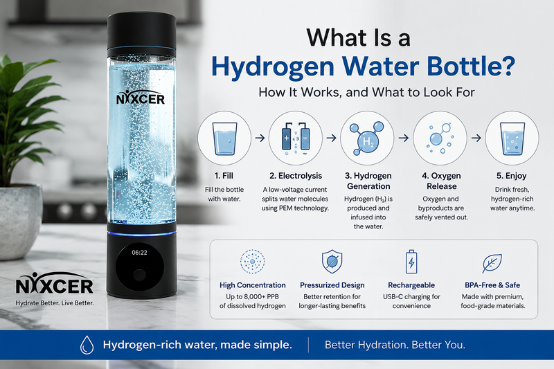 What Is a Hydrogen Water Bottle? How It Works, and What to Look For