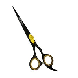 Nixcer Hair Cutting Scissors -Sharp Razor Edge Blade Hair Shears Series – 6.5″ With Fine Adjustment – Stainless Steel Hair Scissors Professional For Men, Women & Babies (Black)