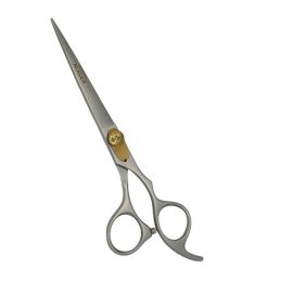 Nixcer Hair Cutting Scissors -Sharp Razor Edge Blade Hair Shears Series – 6.5″ With Fine Adjustment – Stainless Steel Hair Scissors Professional For Men, Women & Babies (Sand)