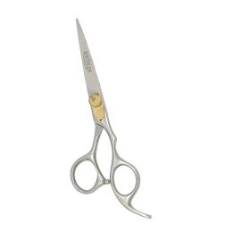 Nixcer Hair Cutting Scissors -Sharp Razor Edge Blade Hair Shears Series – 6.5″ With Fine Adjustment – Stainless Steel Hair Scissors Professional For Men, Women & Babies (Silver)