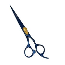 Nixcer Hair Cutting Scissors -Sharp Razor Edge Blade Hair Shears Series – 6.5″ With Fine Adjustment – Stainless Steel Hair Scissors Professional For Men, Women & Babie Blue