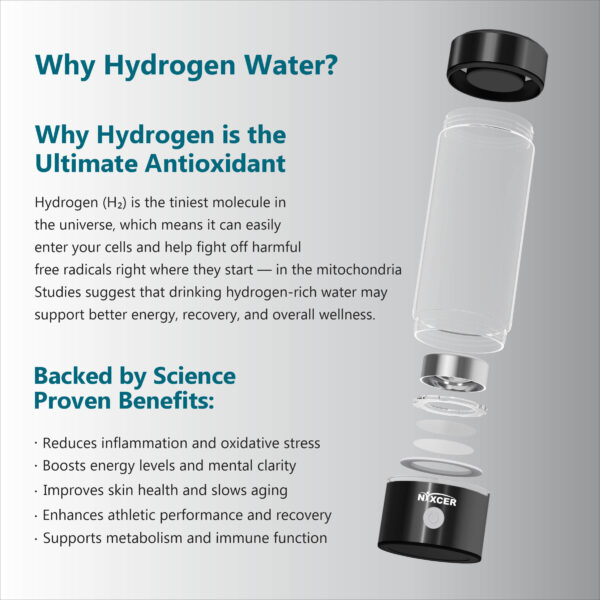 hydrohealth hydrogen water bottle