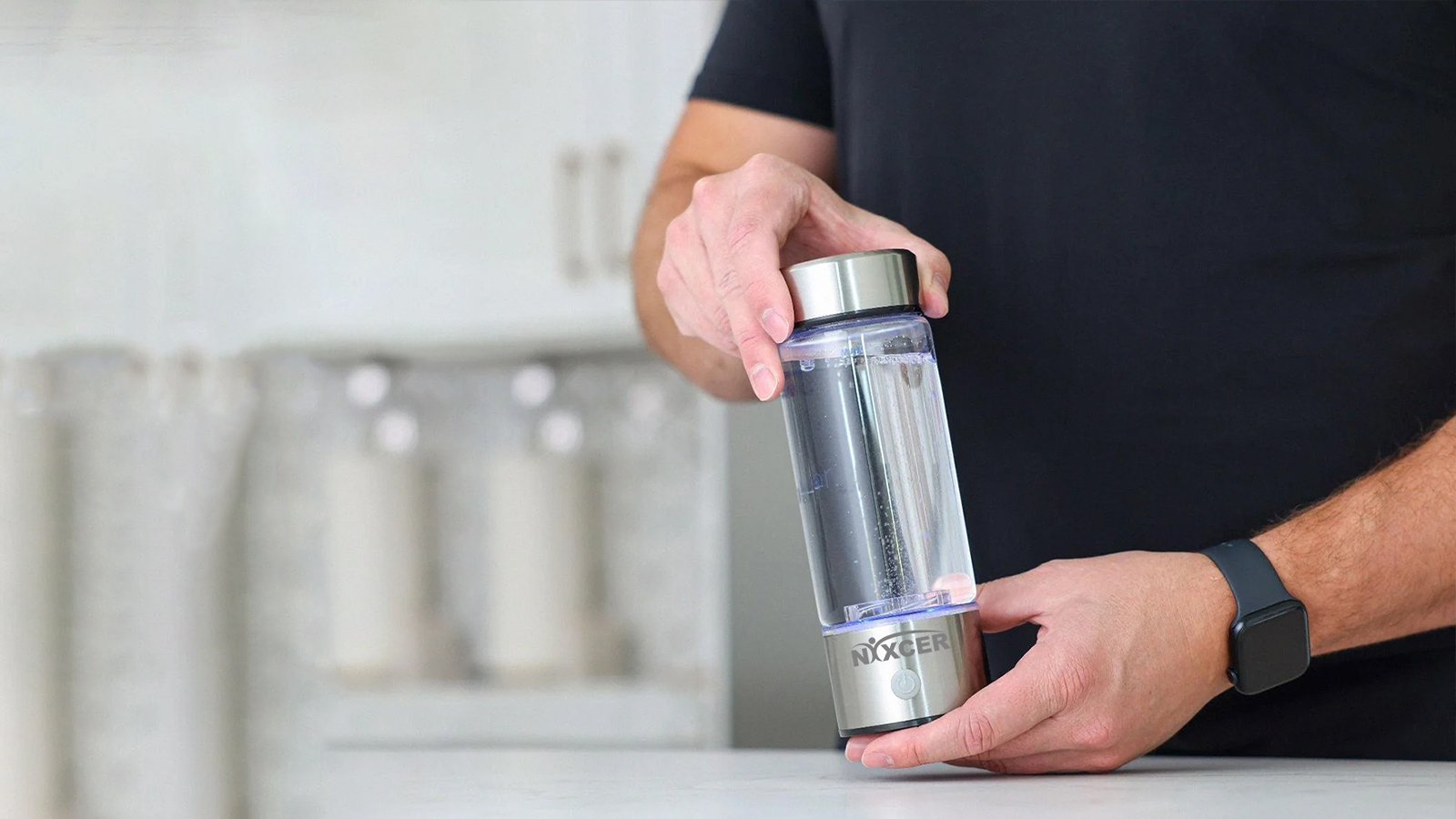 hydrogen health water bottle