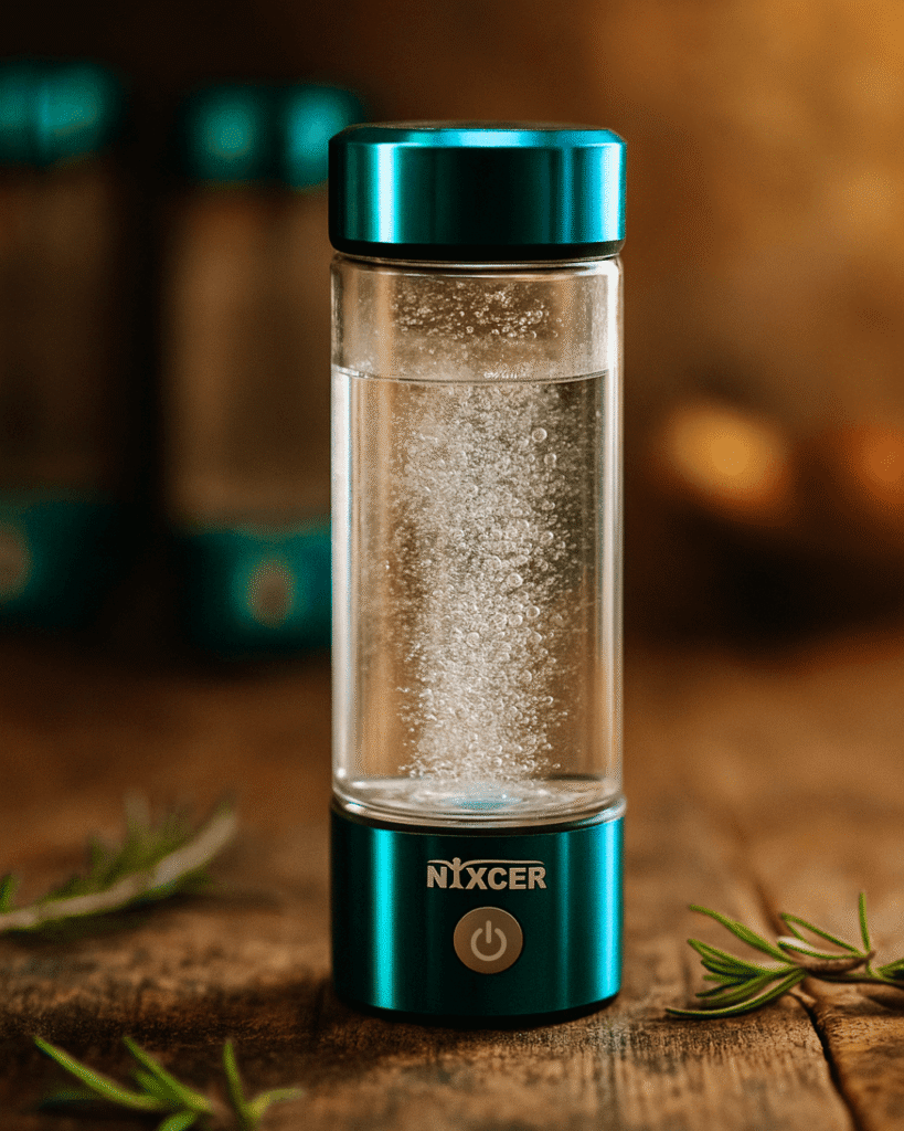 Nixcer Hydrogen water Bottle- Turquoise