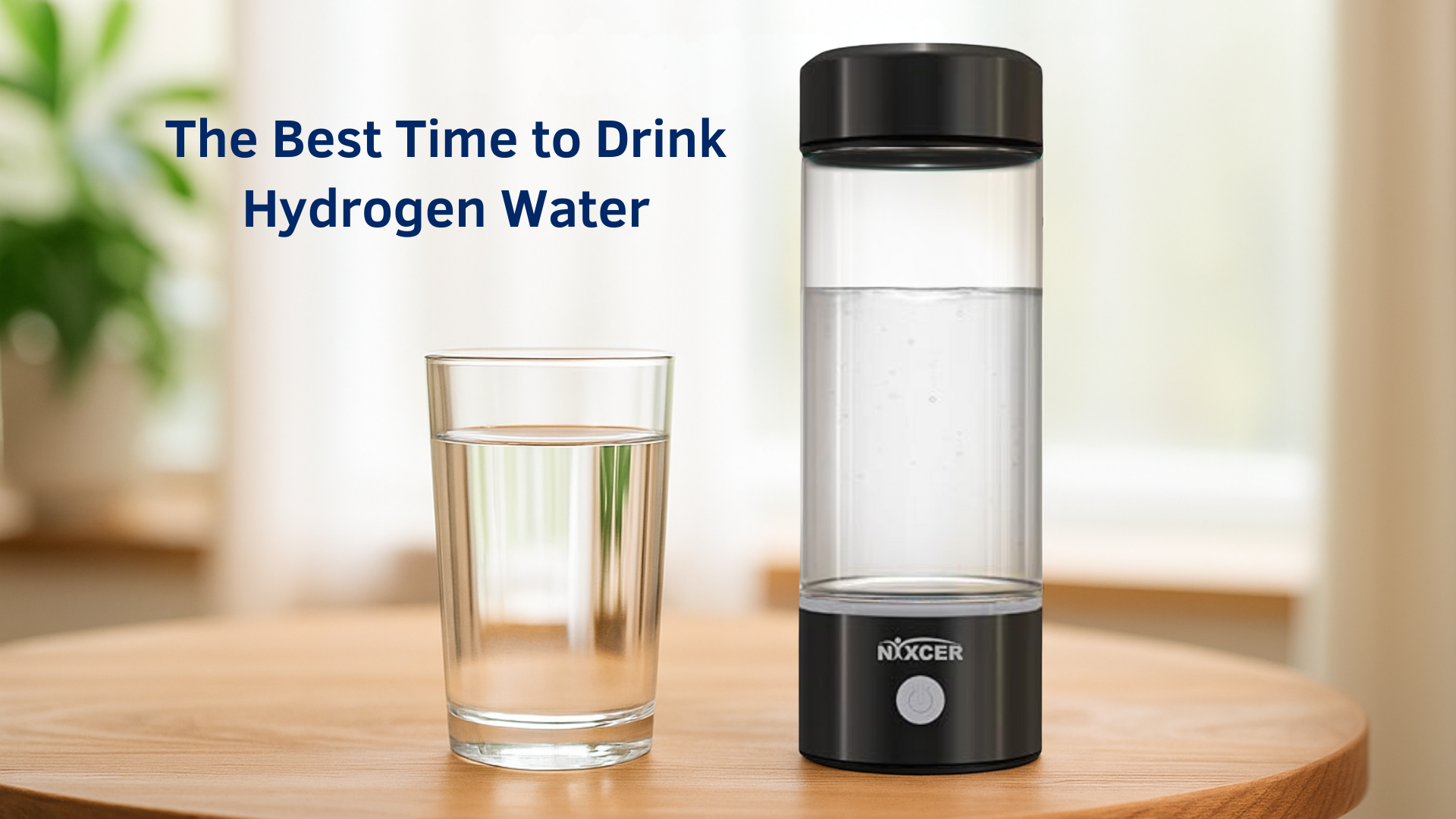 Nixcer hydrogen water bottle
