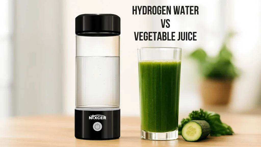Hydrogen Water vs Vegetable Juice: A Comparison