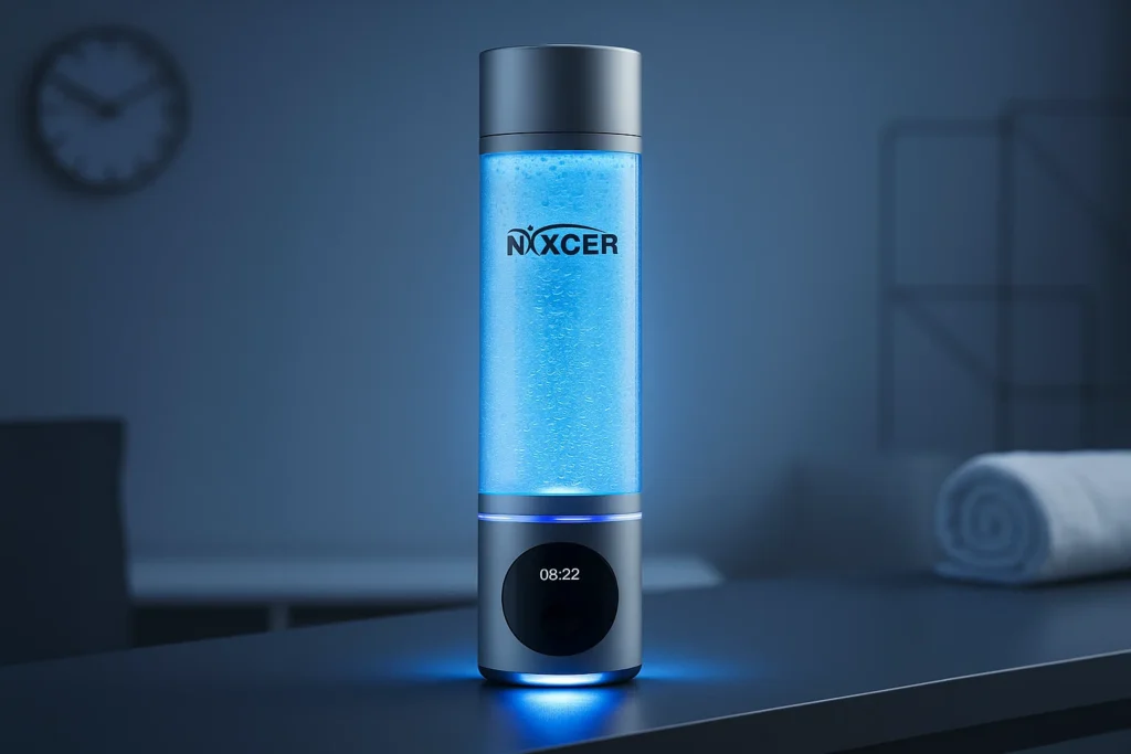 Hydrogen Water Bottle with Vent on the Bottom