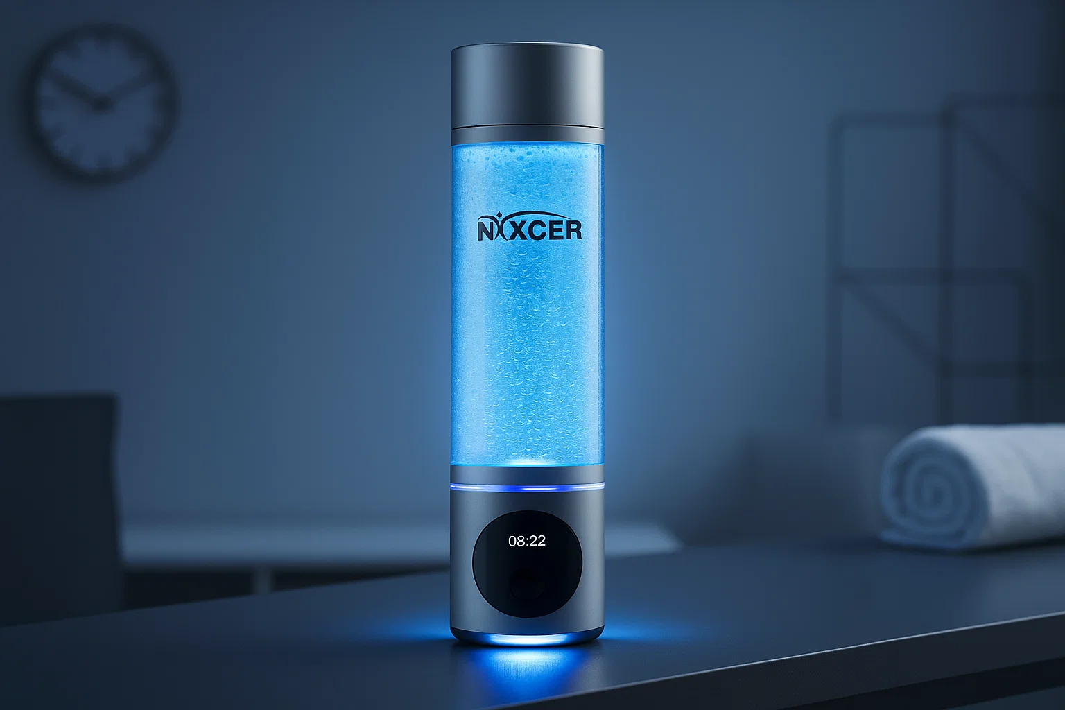 Hydrogen Water Bottle with Vent on the Bottom