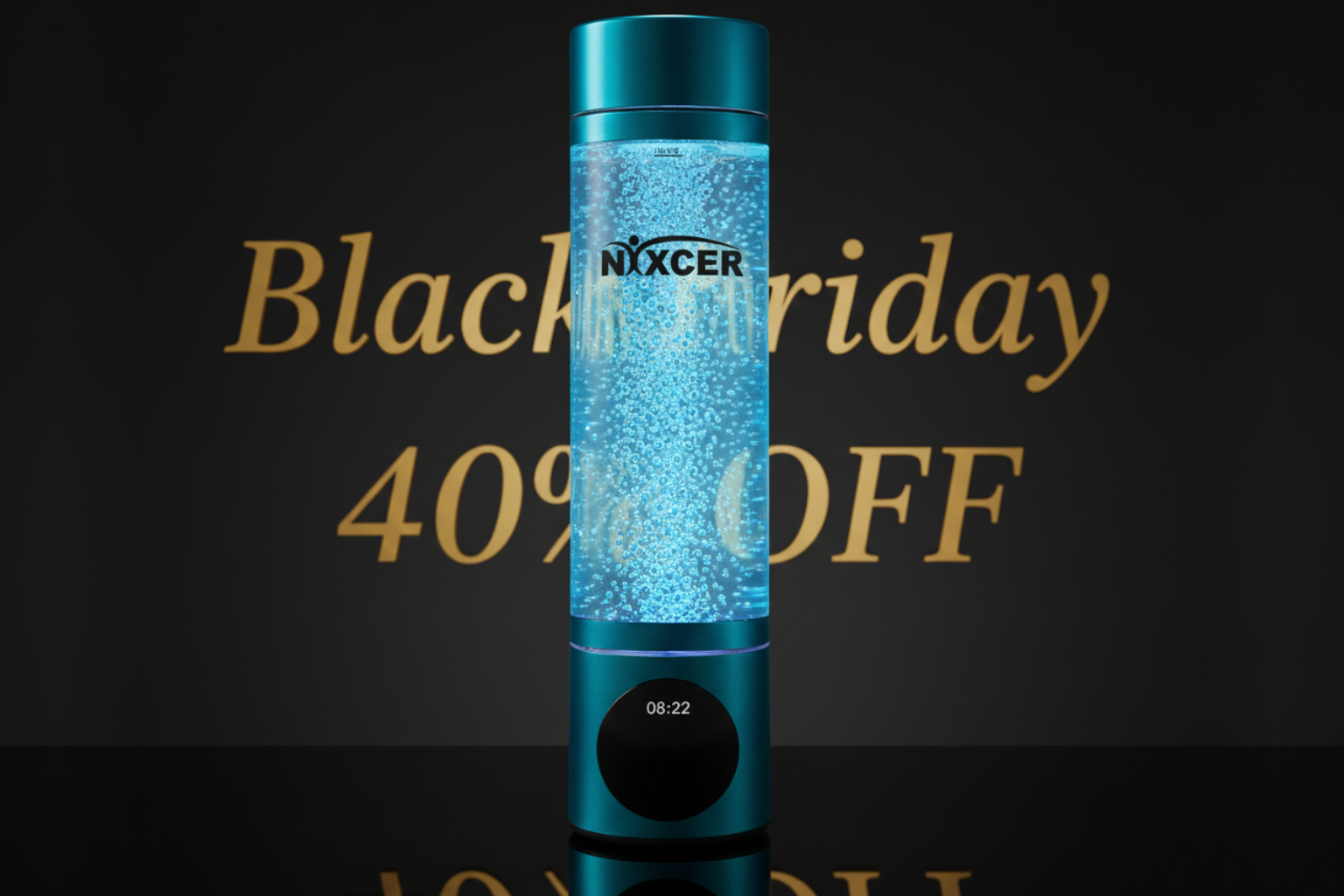 Black Friday Sale 40% off hydrogen water bottle