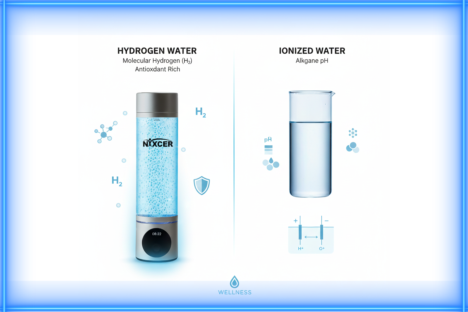 Hydrogen Water vs Ionized Water: Which Delivers Better Antioxidant Power?