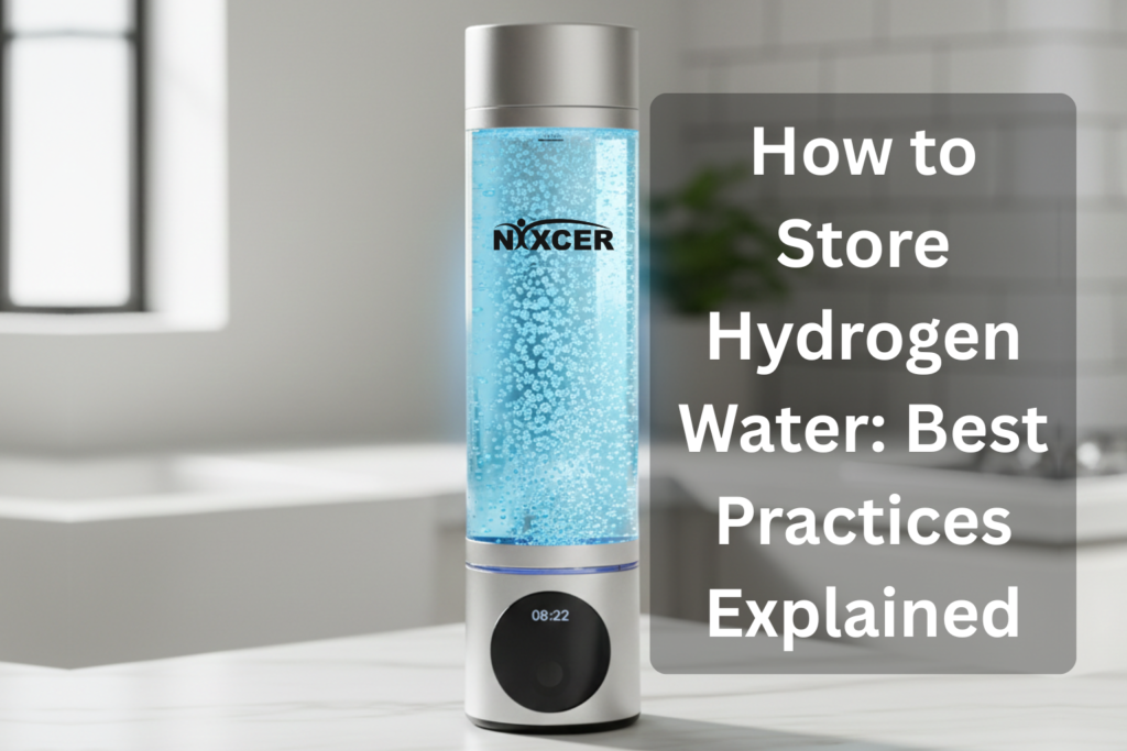 How to Store Hydrogen Water: Best Practices Explained