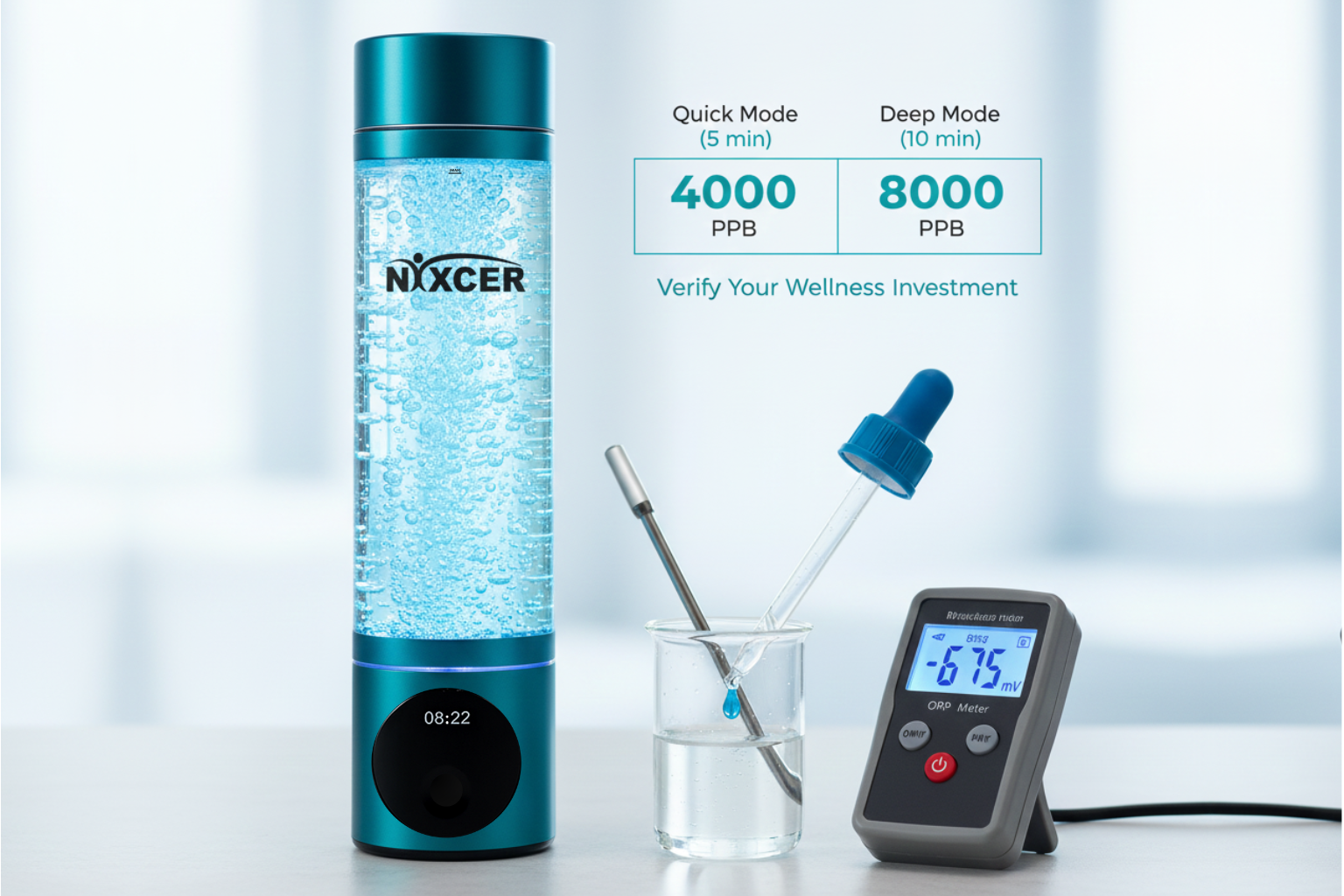 How to test hydrogen water at home